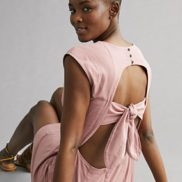 Anthropologie Dresses & Skirts - Anthropologie Utility Tie Back Mini Dress